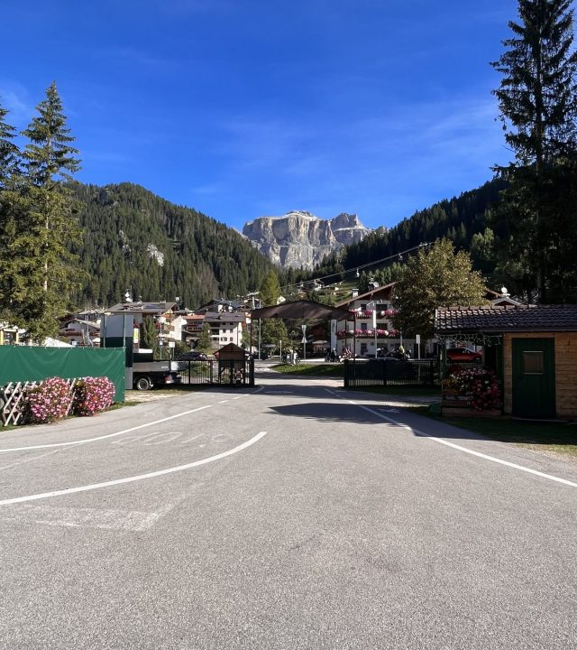The Camping Marmolada in Canazei, in the heart of the Dolomites